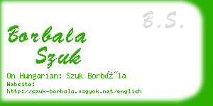 borbala szuk business card